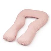 Poduszki do karmienia - Poduszka ciążowa różowa w kropki typu U - miniaturka - grafika 1