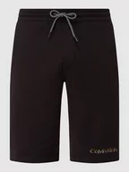 Spodnie sportowe męskie - Szorty z dzianiny dresowej z bawełny - miniaturka - grafika 1