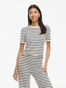 Koszulki i topy damskie - Vila Koszulka "Vilipsa" w kolorze biało-czarnym - miniaturka - grafika 1