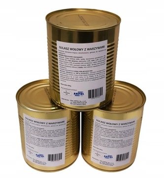 Gulasz wołowy z warzywami Arpol 850 g