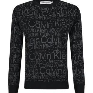 CALVIN KLEIN JEANS Bluza | Regular Fit - Bluzy dla chłopców - miniaturka - grafika 1