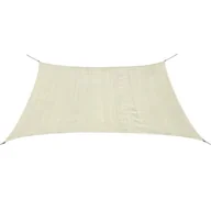 Parasole ogrodowe - vidaXL vidaXL Żagiel przeciwsłoneczny/Markiza 3,6x3,6 m, kwadrat HDPE cremowy - miniaturka - grafika 1