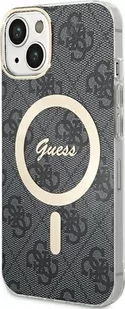 Guess 4G MagSafe - Etui iPhone 15 (czarny) - Etui i futerały do telefonów Guess 4G MagSafe - Etui iPhone 15 (czarny) - Etui i futerały do telefonów - miniaturka - grafika 1