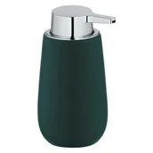 Mydelniczki i dozowniki mydła - Zielony ceramiczny dozownik do mydła Wenko Badi - miniaturka - grafika 1