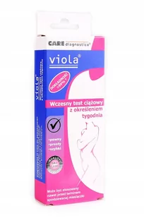 Viola Wczesny Test ciążowy z określeniem tygodnia, 1 sztuka /Farmabol/ - Testy ciążowe i diagnostyczne - miniaturka - grafika 1