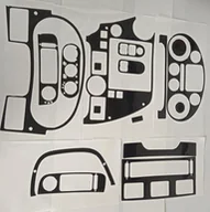 Akcesoria motoryzacyjne - DAF 105 XF DEKORY KOKPIT OKŁADZINY CARBON LISTWY PULPIT TUNING PANEL DESKA OKLEINY 3D NAKLEJKI NAKŁADKI - miniaturka - grafika 1