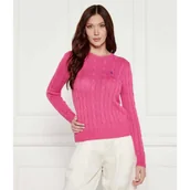 Swetry damskie - POLO RALPH LAUREN Sweter JULIANNA | Slim Fit - miniaturka - grafika 1