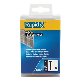 Rapid gwóźdź typu 8/50 MM, 2800 sztuk pudełko z tworzywa sztucznego do ponownego zamknięcia, 5000186 - Gwoździe - miniaturka - grafika 1