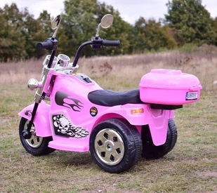 PIERWSZY MOTOR CHOPPER NA AKUMULATOR Z KUFERKIEM/LL777-1 - Pojazdy elektryczne dla dzieci - miniaturka - grafika 28