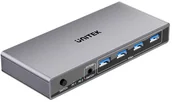 Huby USB - Unitek Przełącznik KVM 8K@60Hz USB 3.0 5Gbps DP - miniaturka - grafika 1