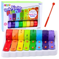 Instrumenty muzyczne dla dzieci - Rock N' Roller Piano Instrument Dla Malucha Cymbałki Obrotowe Koła Kolorowe - miniaturka - grafika 1