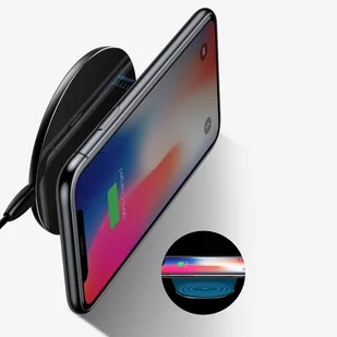 Baseus Simple stylowa bezprzewodowa ładowarka Qi 2A 1.67A 10W z kablem USB / Lightning 1,2M czarny (CCALL-JK01) - Ładowarki do telefonów - miniaturka - grafika 9