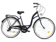 Rowery - Rower Dallas City 26" 7spd - granatowy - miniaturka - grafika 1