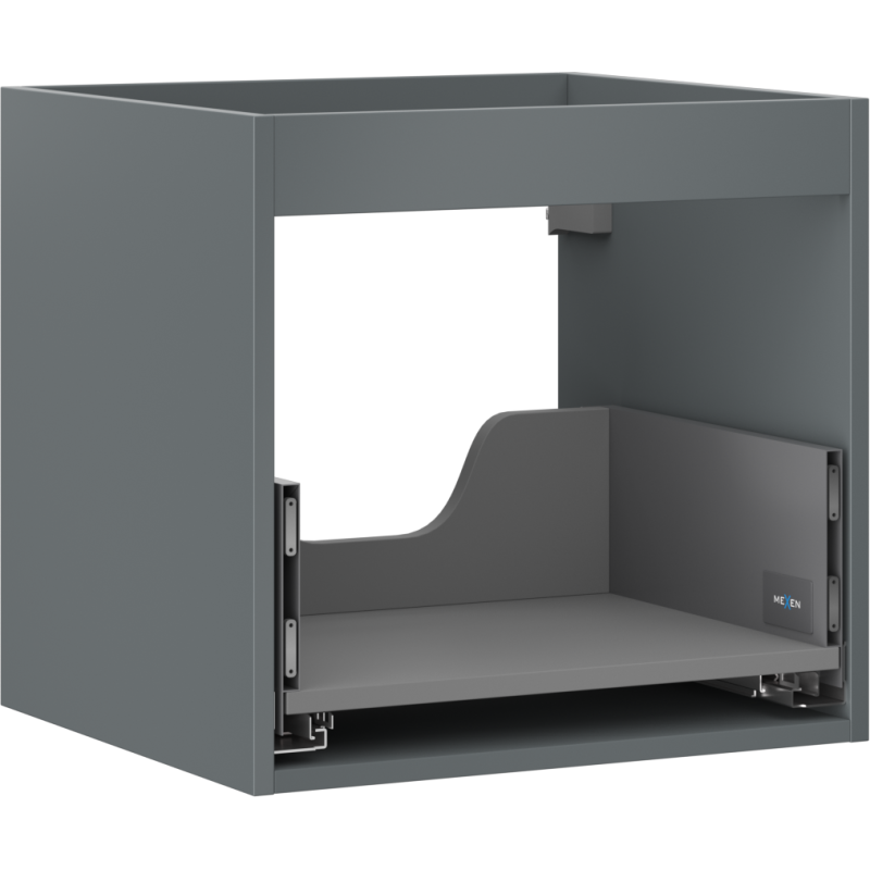 Mexen Box-A korpus szafki podumywalkowej 50 cm, 1 szuflada, grafit mat - 91AX0-0500-470-1-66