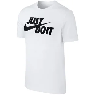 Koszulka z krótkim rękawem Męska Nike Sportswear JDI AR5006 100 Biały - Koszulki sportowe męskie - miniaturka - grafika 1