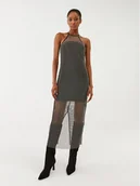 Sukienki - Patrizia Pepe Sukienka koktajlowa 8A1011/A9U8-K103 Czarny Regular Fit - miniaturka - grafika 1