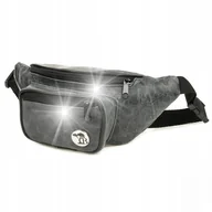 Nerki - Szara Nerka Saszetka Skórzana Solidna Beltimore Logo F40 : Kolory - Szary, - miniaturka - grafika 1