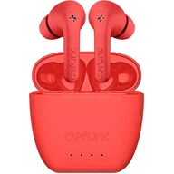 Słuchawki - Bezprzewodowe Słuchawki Douszne Defunc True Audio 30 Godzin Pracy Na Baterii, Czerwone - miniaturka - grafika 1