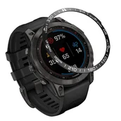 Akcesoria do smartwatchy - Obudowa Nakładka Bezel Garmin Fenix 7 Czarna - miniaturka - grafika 1
