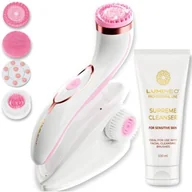 Szczoteczki do twarzy - LUMINEO 8688 Pro Różowy + Żel do skóry delikatnej i wrażliwej 100 ml - miniaturka - grafika 1