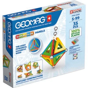 GeoMag Supercolor Panels Recycled 35 377 - Klocki - miniaturka - grafika 1