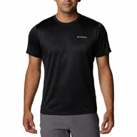 Koszulki męskie - Męska koszulka szybkoschnąca Columbia Hike Crew black - L - miniaturka - grafika 1