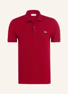 Lacoste Koszulka Polo Z Piki Slim Fit rot - Moda i Uroda OUTLET - miniaturka - grafika 1