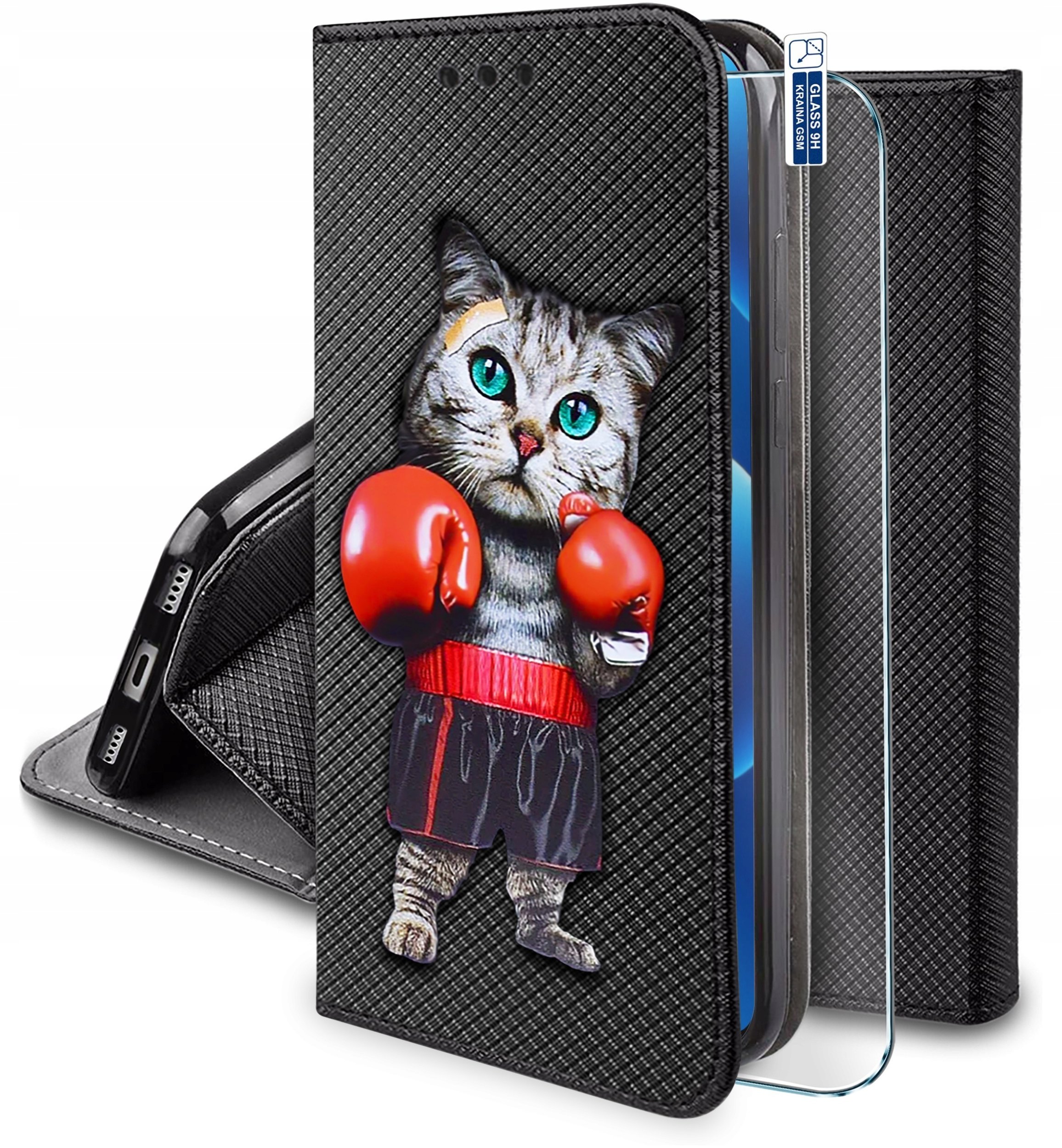 krainaGSM Etui Do Google Pixel 11 Magnet Wzory Case Portfel + Szkło 9H