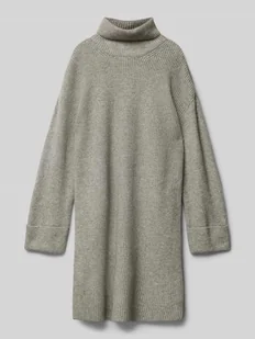 Sukienka z dzianiny o kroju regular fit z mieszanki wiskozy model ‘ANNE’ - Sukienki - miniaturka - grafika 1
