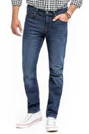 Spodnie męskie - Mustang Vegas Męskie Spodnie Jeansowe Denim Blue 1014039 5000 982-W34 L32 - miniaturka - grafika 1