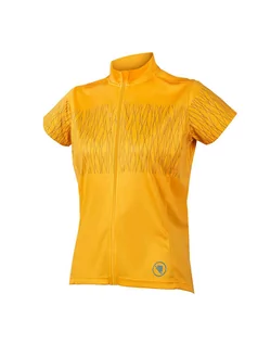 Koszulki sportowe damskie - ENDURA Koszulka kolarska "Hummvee Ray" w kolorze żółtym - grafika 1