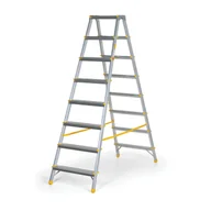 Pozostałe wyposażenie warsztatu - Aluminiowe stopnie dwustronne ALVE EUROSTYL, 2x8 stopni, wysokość 1,67 m - miniaturka - grafika 1