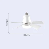 Akcesoria i części AGD - Odłączana lampa wentylatorowa z dzielonym oświetleniem, 3-kolorowa, ściemnialna za pomocą pilota - miniaturka - grafika 1