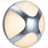 Lampy ogrodowe - Nordlux Cross kinkiet zewnętrzny 1x15W stal/biały 2118121031 - miniaturka - grafika 1