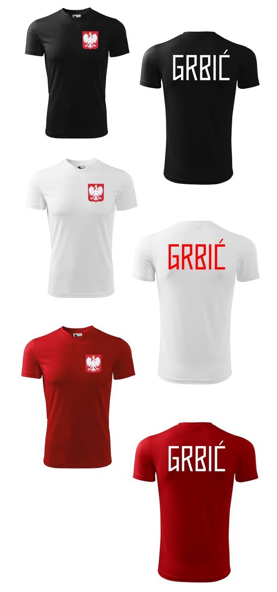 Treningowa Koszulka POLAND Nikola GRBIĆ Trener