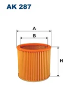 Filtry powietrza - Filtron AK 287 FILTR POWIETRZA - miniaturka - grafika 1