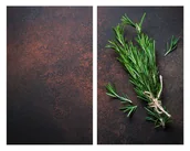 Obrusy i serwetki - Podkładki kuchenne Rozmaryn, 2 szt., szkło, 52 x 30 cm, Allstar - miniaturka - grafika 1