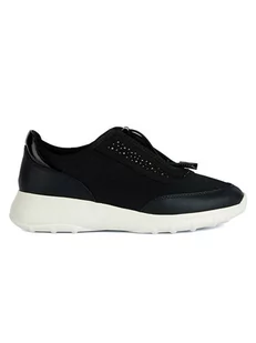 Geox Sneakersy "Dalleniee" w kolorze czarnym - Trampki damskie - miniaturka - grafika 1