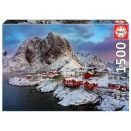 Puzzle - Educa Borras 17976 1500 wyspy lofotowe, norweskie puzzle, wielokolorowe - miniaturka - grafika 1