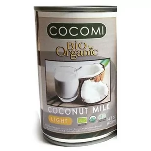 Cocomi MLEKO KOKOSOWE W PUSZCE LIGHT (9% TŁUSZCZU) BIO 400 ml - Zdrowa żywność - miniaturka - grafika 1