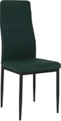 Krzesła - Kondela Krzesło do jadalni Coleta Nova - szmaragdowo-czarne - miniaturka - grafika 1