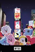 Plakaty - BT21 Times Square - plakat 61x91,5 cm - miniaturka - grafika 1