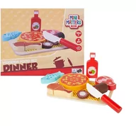 Zabawy w naśladowanie dorosłych - Mini Matters Drewniane Artykuły Spożywcze - Obiad - miniaturka - grafika 1