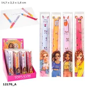 Długopisy - Długopis dwukolorowy z uszkami Top Model 1 szt mix 12170A - DEPESCHE - miniaturka - grafika 1