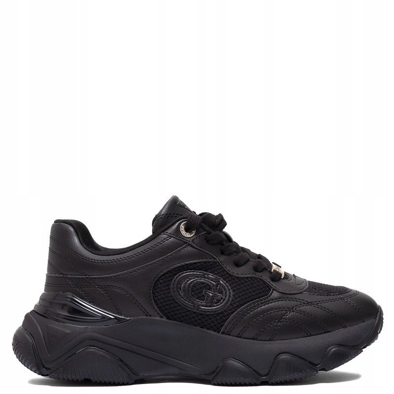 Guess Sneakersy Damskie Na Platformie Czarne FLFMRZELE12-BLACK r.37