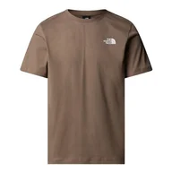 Koszulki męskie - Koszulka męska The North Face Redbox 0A87NPE1Q1 - brązowa - miniaturka - grafika 1