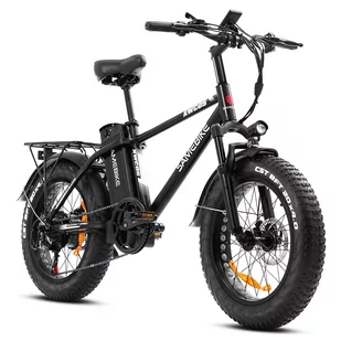SAMEBIKE XWC05 Electric Mountain Bike 20'' Tire 750W Brushless Geared Motor 13Ah Battery 35km/h Max Speed - Silver - Rowery elektryczne - miniaturka - grafika 2