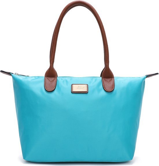 Torebka damska Gallantry - Schoudertas, Handbag, Shopper, Strandtas, Boodschappentas - L. Turquoise