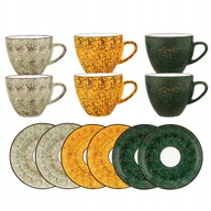 Filiżanki - Filiżanka do napojów porcelanowa 300 ml ze spodkiem 15 cm Wilmax zestaw - miniaturka - grafika 1