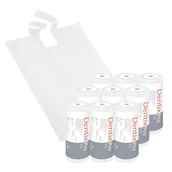 Sprzęt i akcesoria stomatologiczne - Śliniak dentystyczny na rolce 50cm x 65cm biały podfoliowany 54g DentixPro 270szt - miniaturka - grafika 1